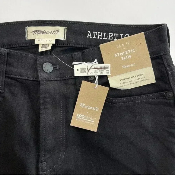 Madewell Mens Athletic Slim Jeans: COOLMAX® Denim Edition - Bainhart 31x32 NWT - Picture 11 of 12